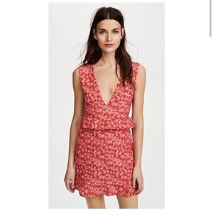 Nightwalker Elsa Floral Ruffle Mini dress Size S